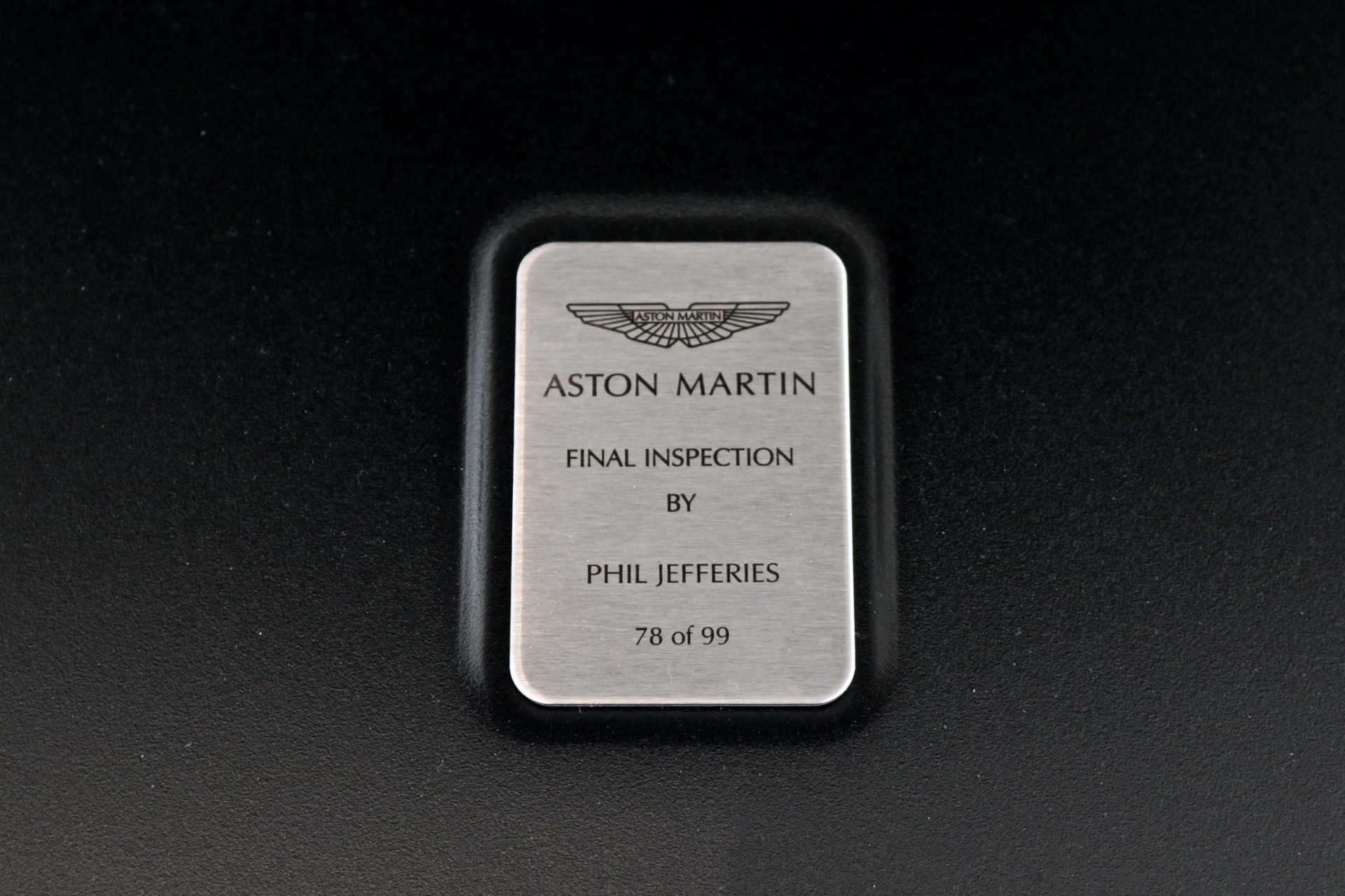 Aston Martin Badge Tread Plate 