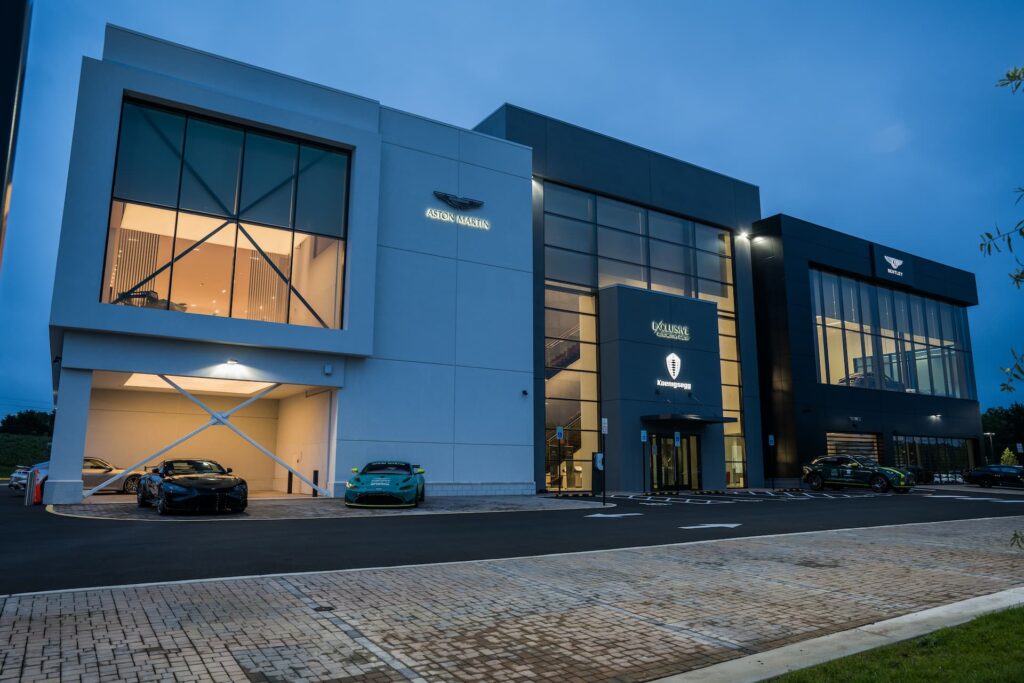 Aston Martin Dealership Front Building